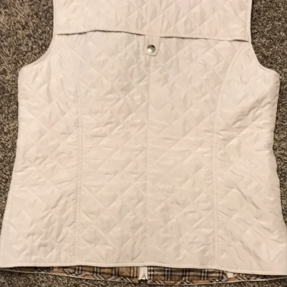 Peck & Peck zippered vest size Large